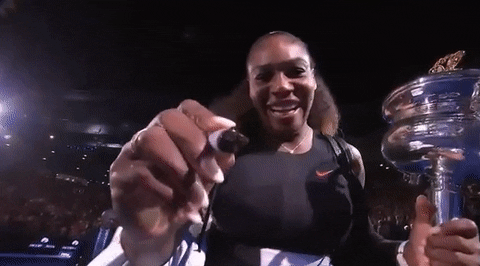 Sign Here Serena Williams GIF By Australian Open