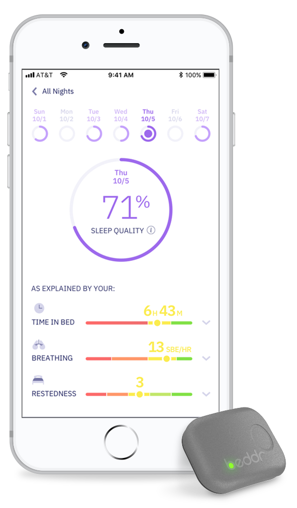 SleepTuner with mobile app