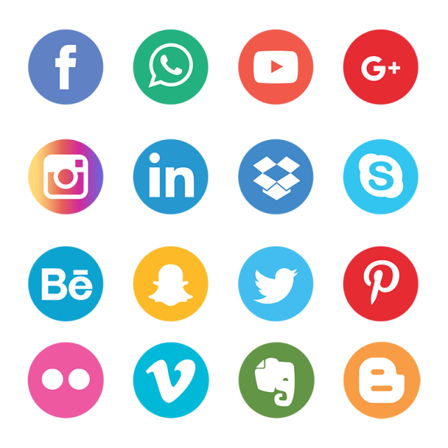Iconos de redes socialesç
