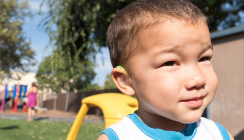 Hearing test for child