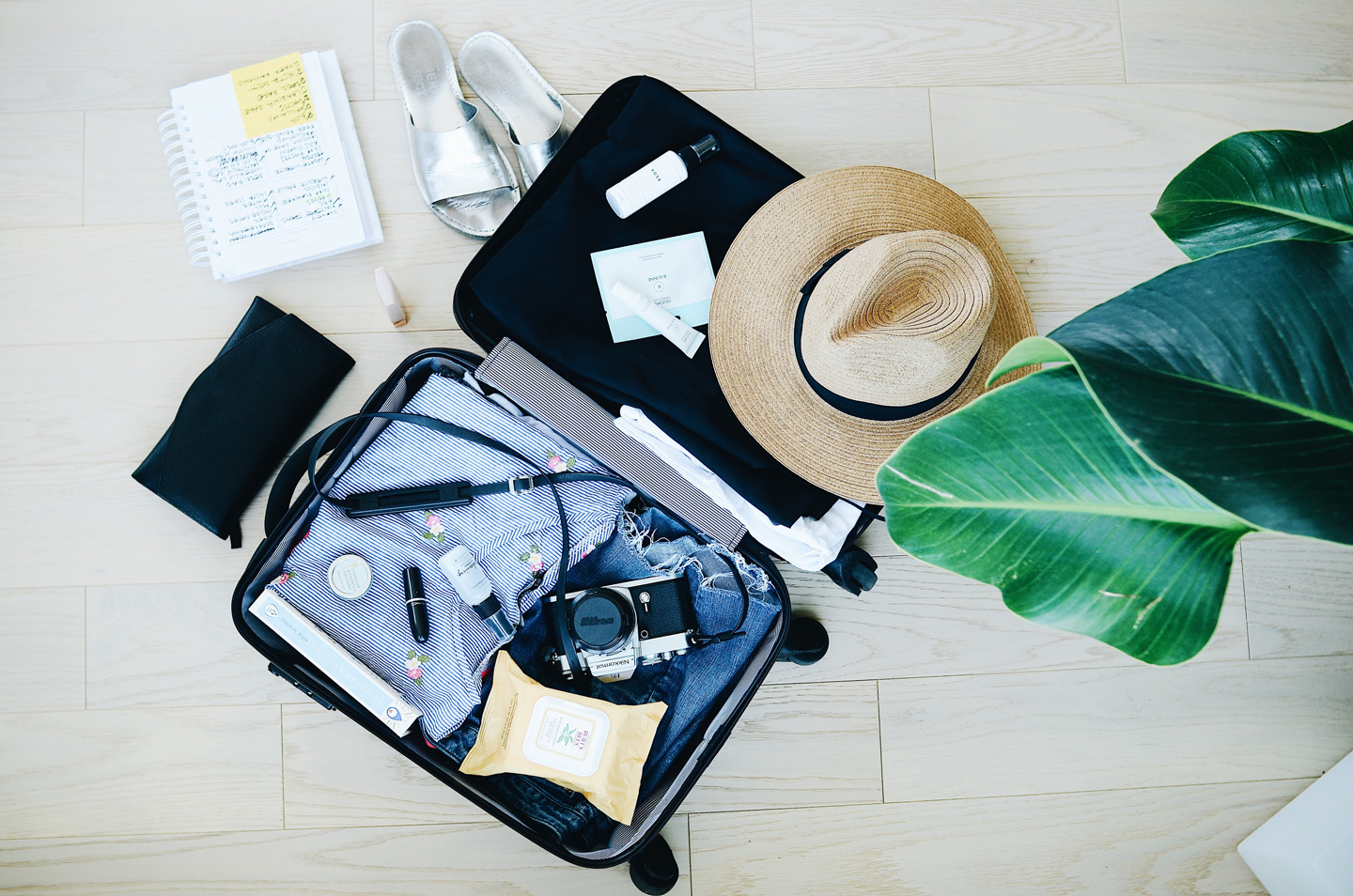 photo of an opened suitcase
