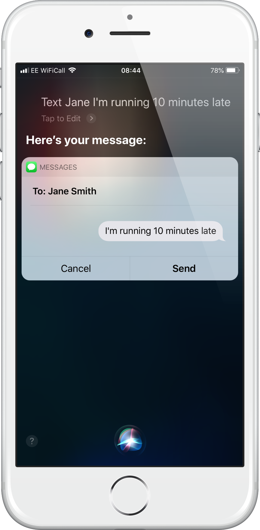 Message I'm Late