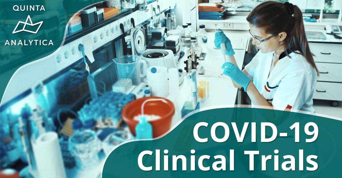 Clinical trials focusing on the treatment of COVID19
