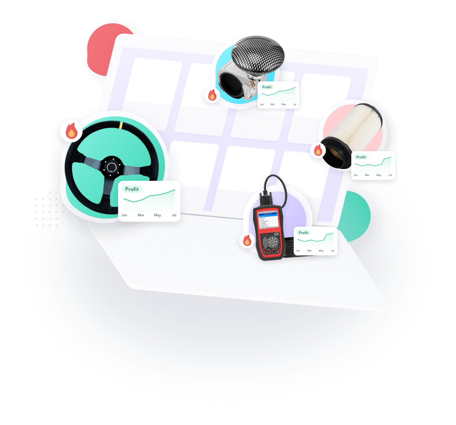 Dropship Auto Parts and Car Accessories Spocket Suppliers