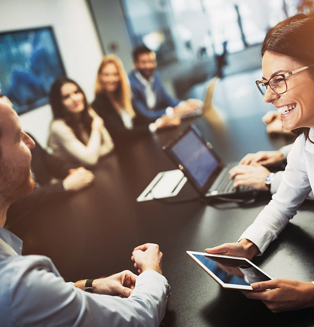 Photo of a work meeting 
