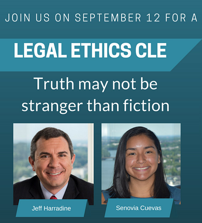 Legal Ethics CLE Advertisement