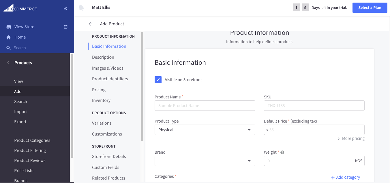 Bigcommerce dropshipping