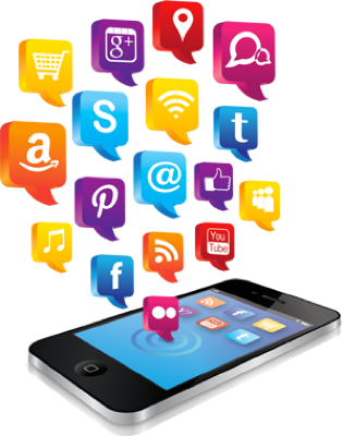 Social Media Apps in a Smartphone