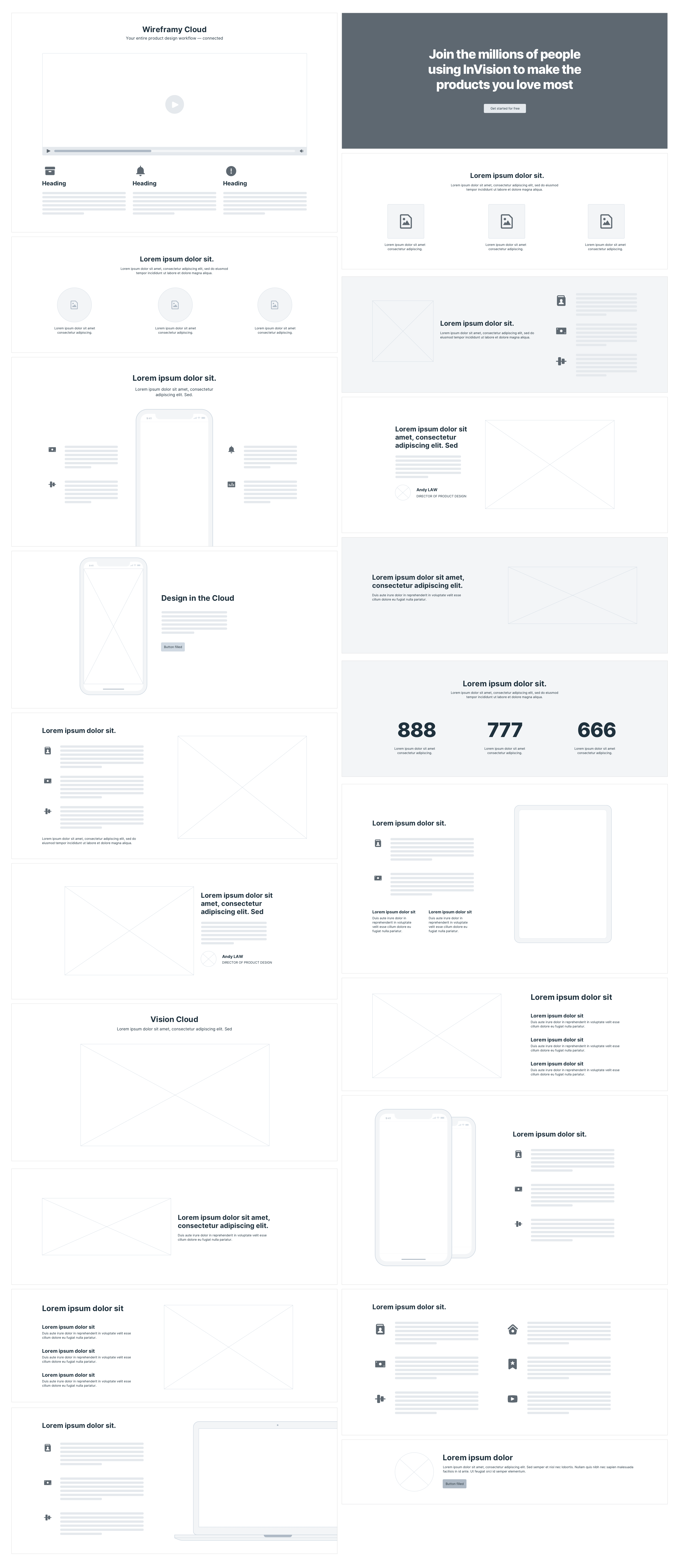 Wireframy Layout - Features