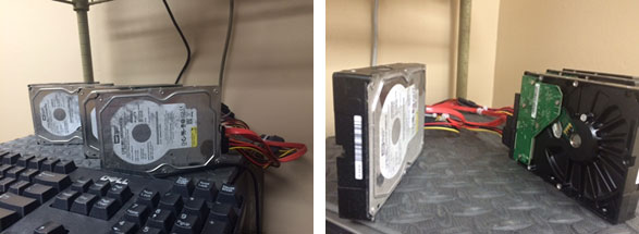 Hard drives wiped with Department of Defense standards