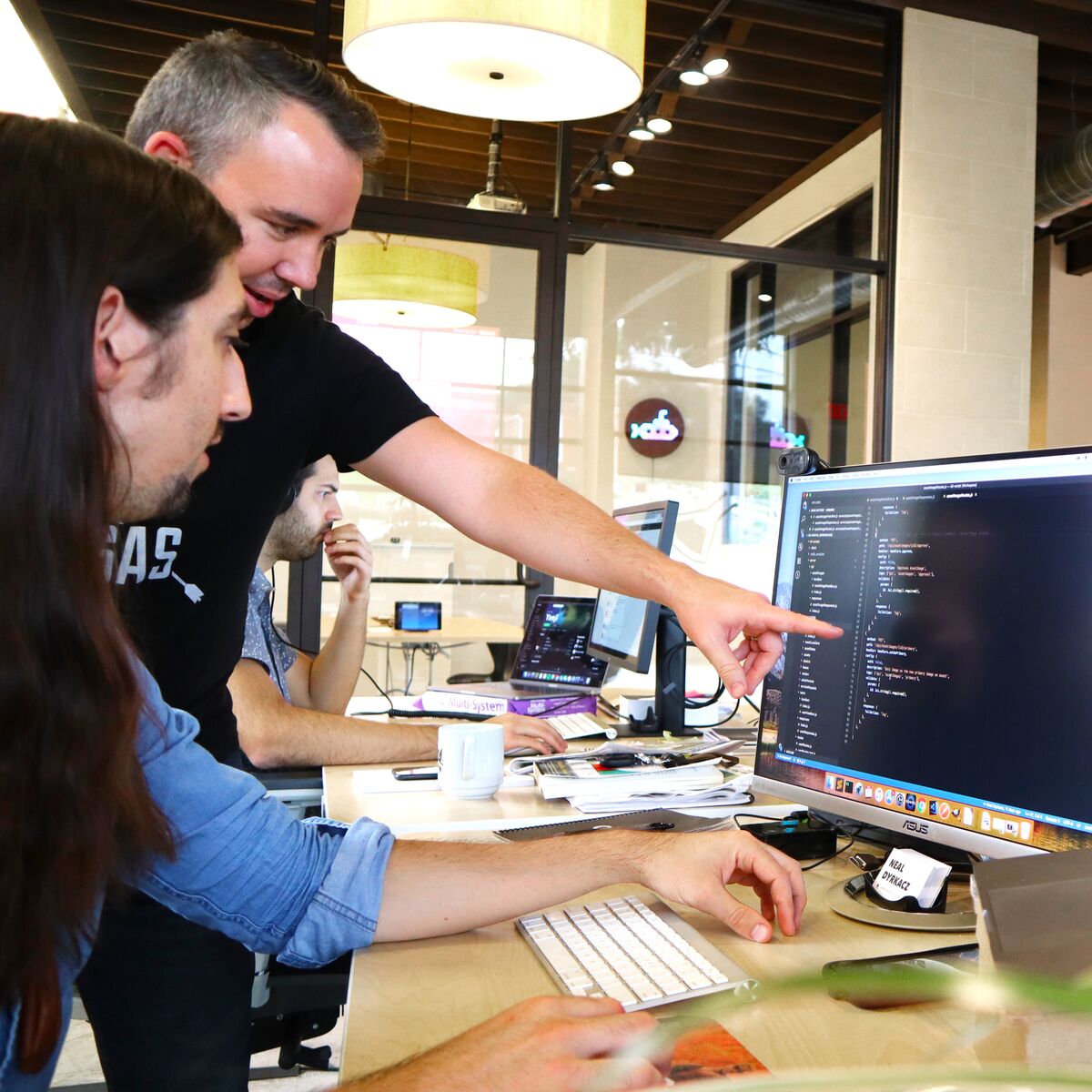 product developers working together