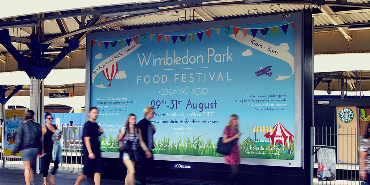 A large Billboard advertisment