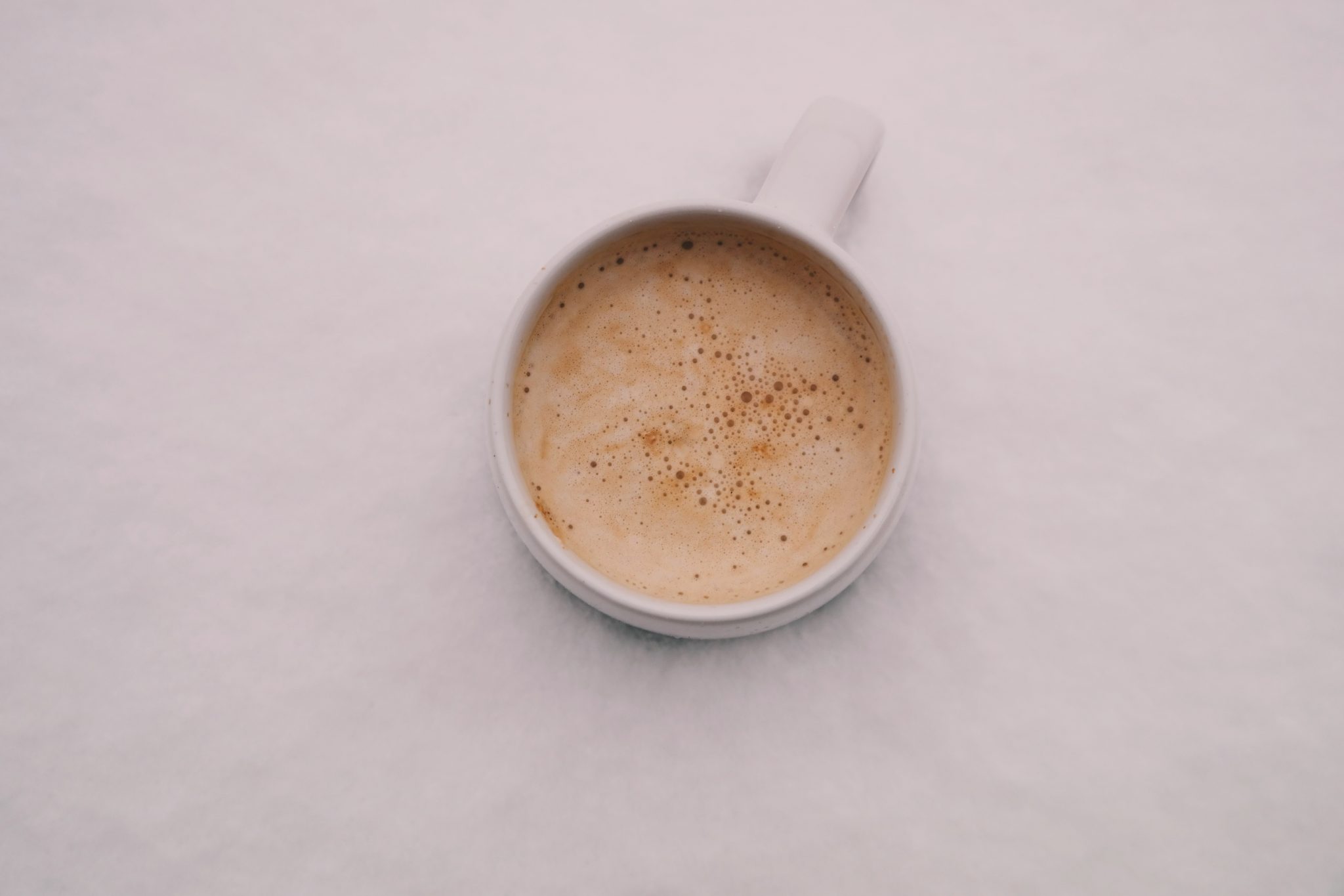top down cup of Coffee