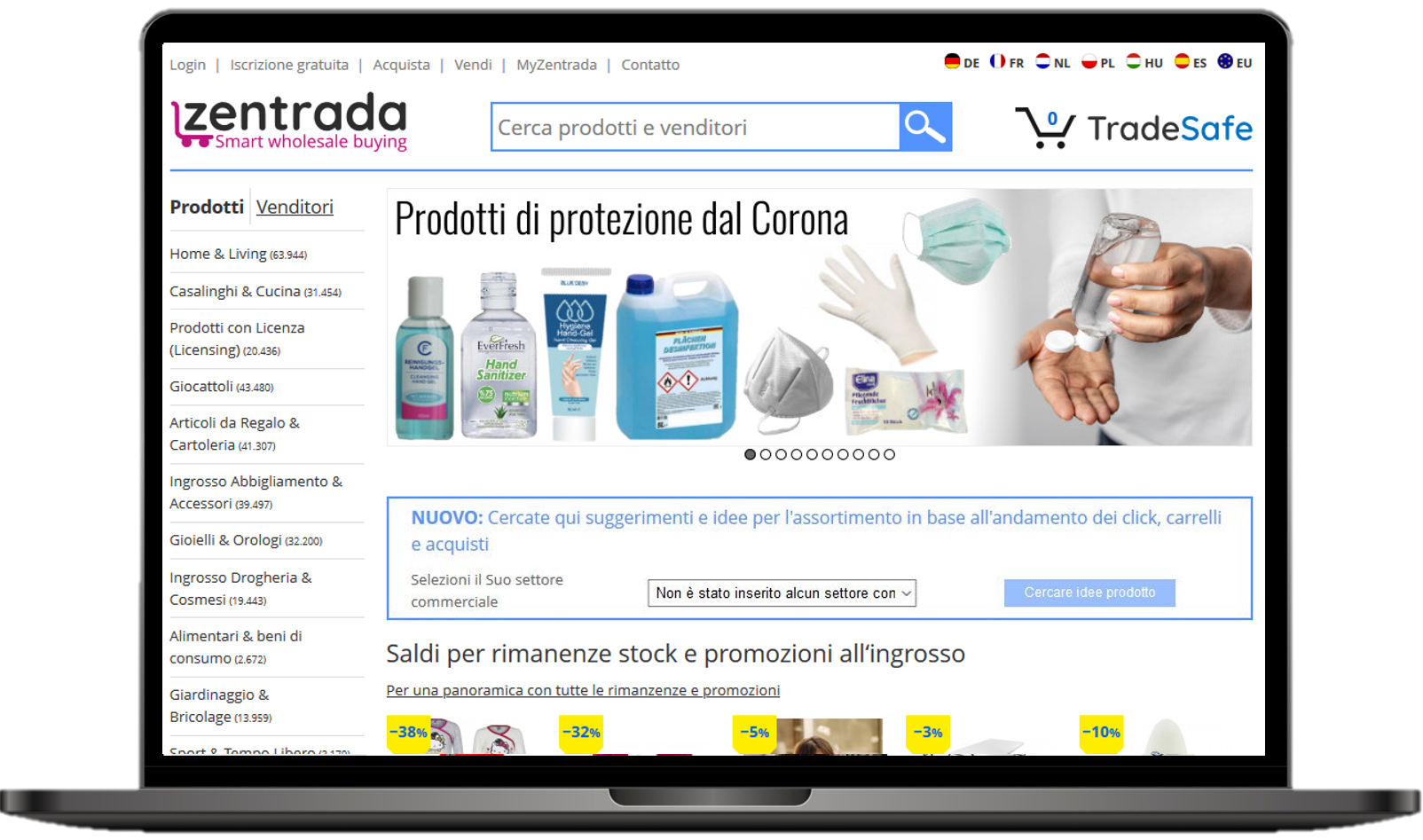 Zinet Rada Rassegna stampa e comunicazioni zentrada & TradeSafe