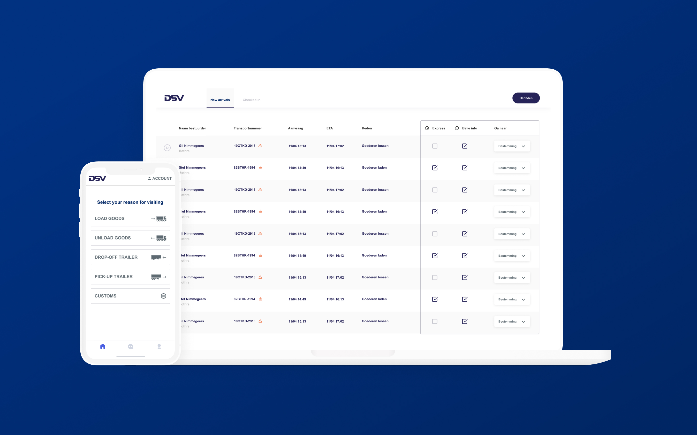 DSV Loading Dock Scheduling Application