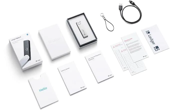 Ledger Nano S Ausstattung