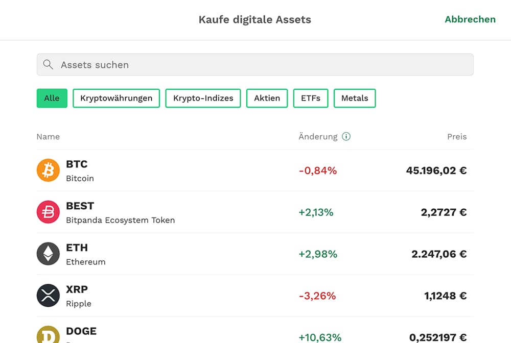 Bitcoin erwerben