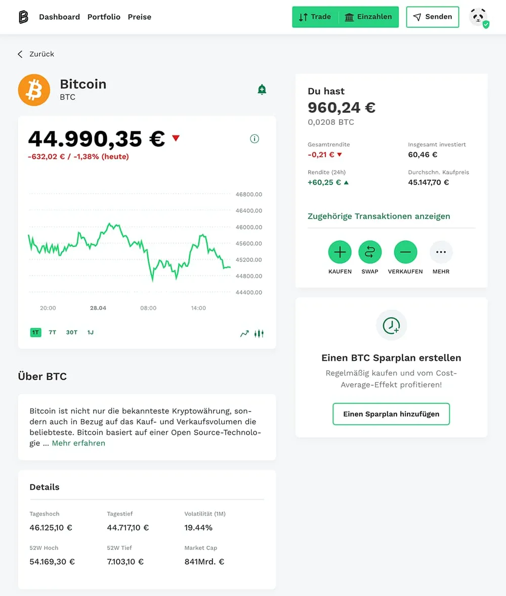Bitcoin Kontostand Wallet