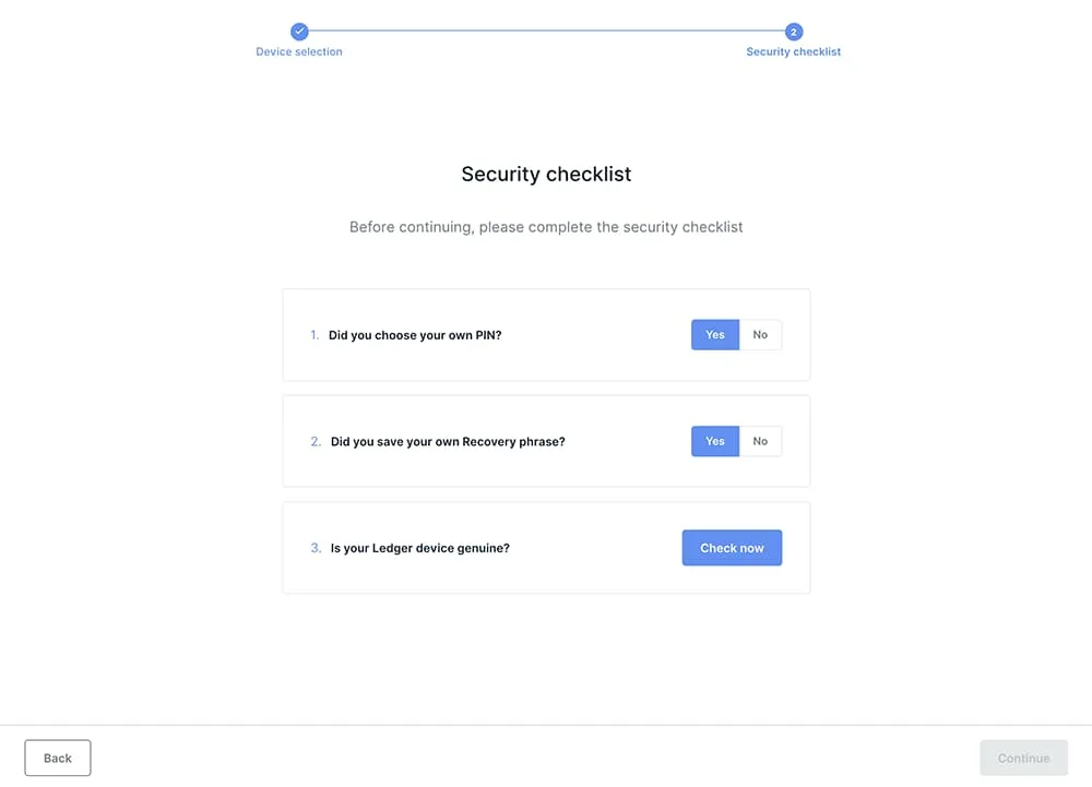 Sicherheits-Checkliste