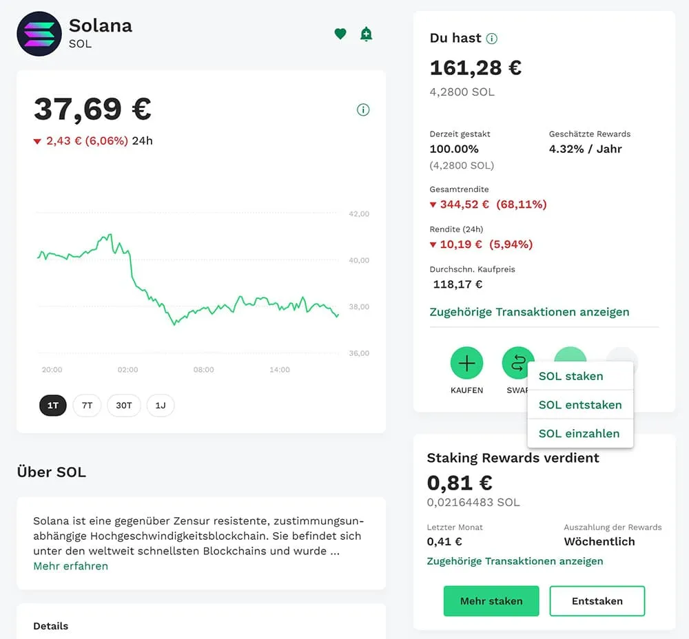Bitpanda Staking
