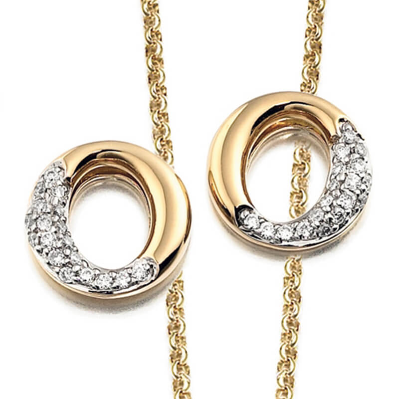 Diamond earrings & pendant sets
