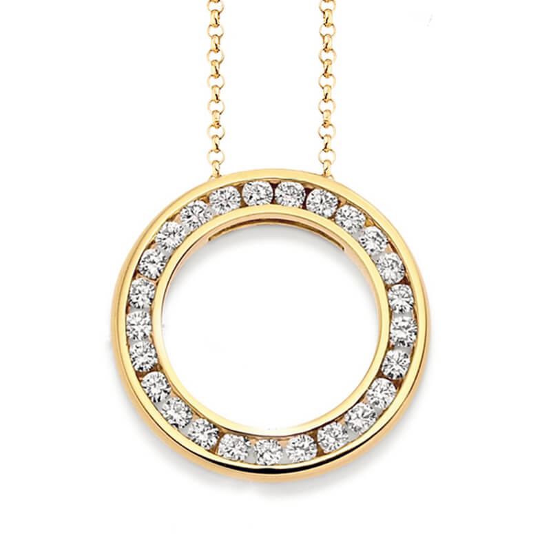 Diamond earrings & pendant sets