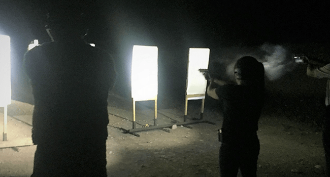 Lights on Target