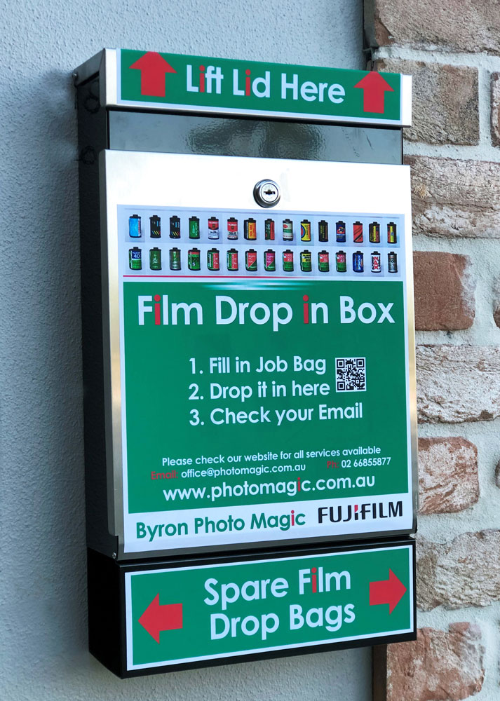 Film Drop In Box