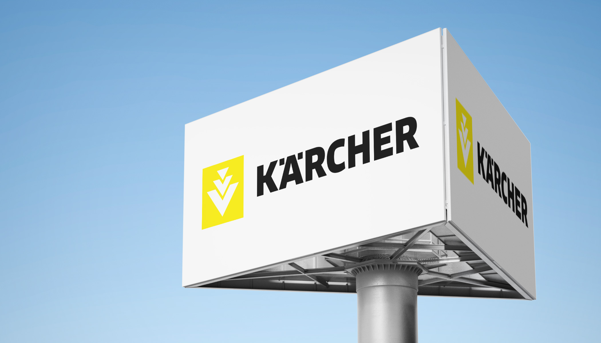 Kärcher - redesign concept: Billboard Mockup