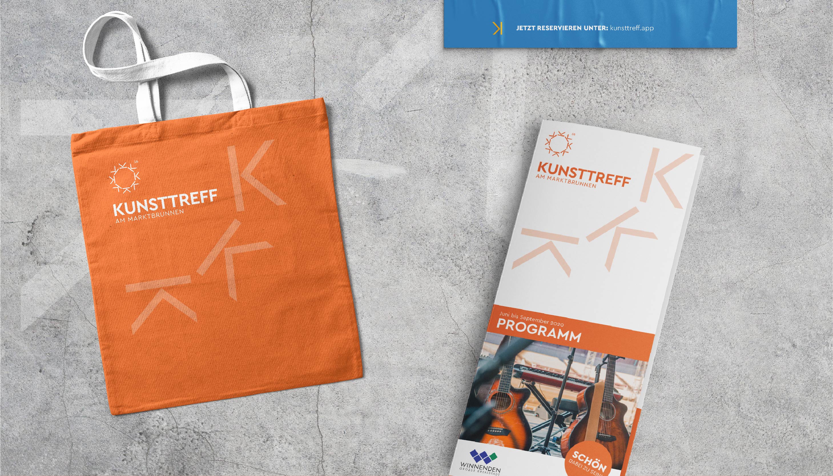 Kunsttreff am Marktbrunnen - logo design