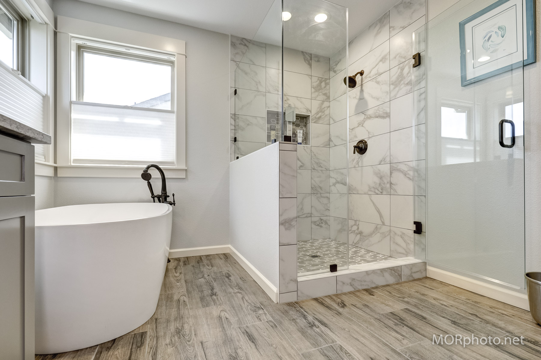 Mid Range Shower Remodel On A Large Space