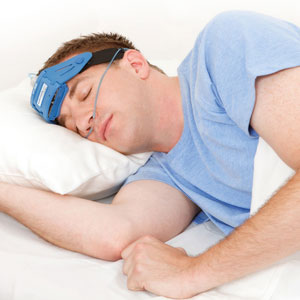 man having improved sleep
