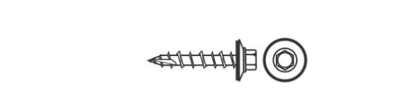 Type 17 Point Wood Fast Screws Hi-Lo Thread drywall screws san jose california