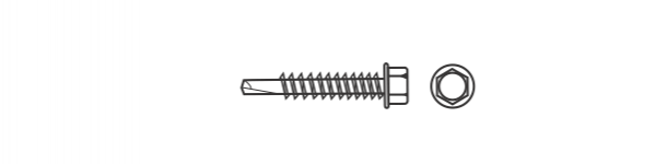 14hex head washer SD zinc drywall screws dallas texas