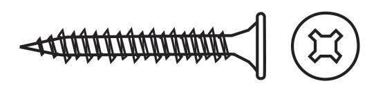 cement sharp drywall screws dallas texas