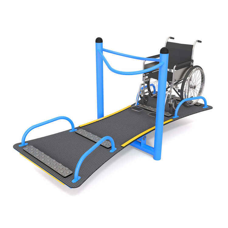Wheelchair accessible seesaw