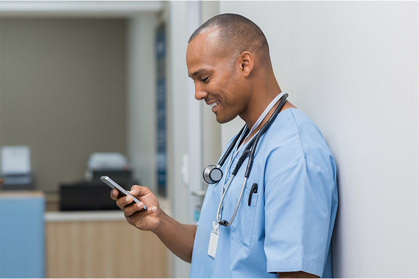 Nurse preparing to interview with CareRev