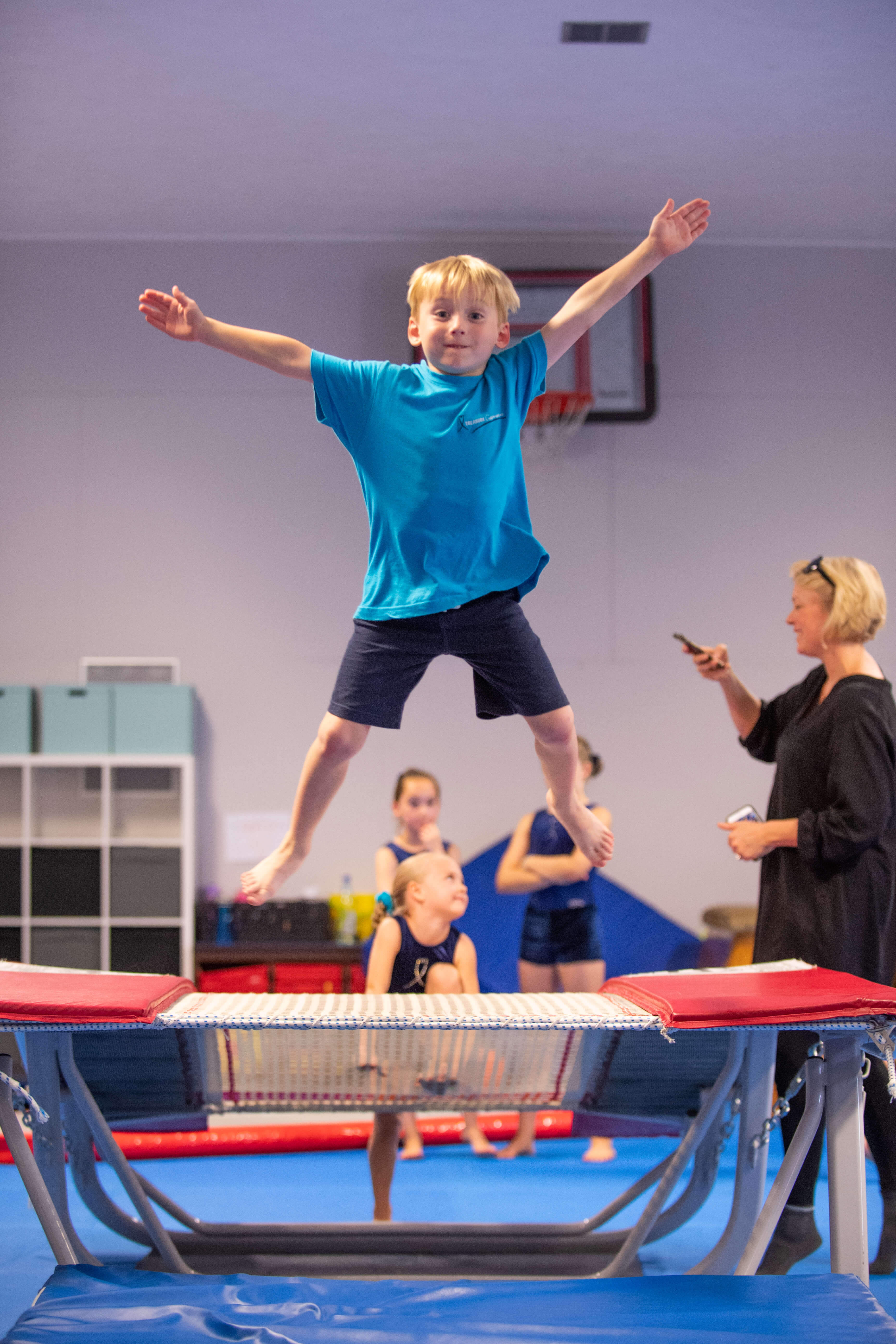 Child jumping