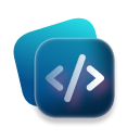 webflow client first code icon in blue