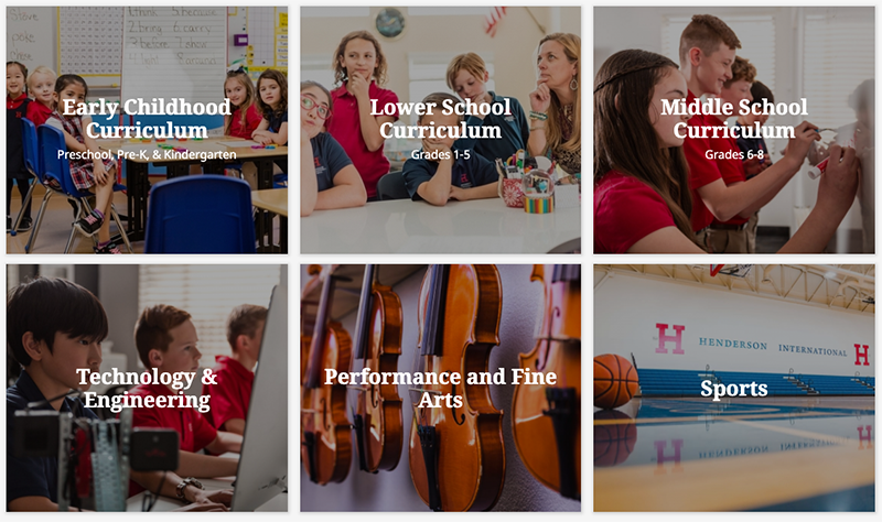 henderson international school academics curriculum
