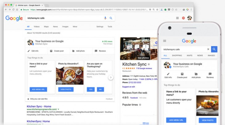 Appetizr - Google Mi Negocio para Restaurantes