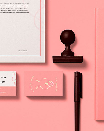 Branding for Rosy Hue Design Co.