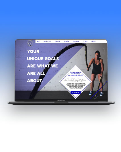 Plunkett Fitness Website design