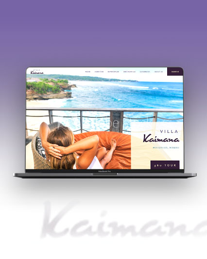 Website Design for Kaimana Vacation Rental