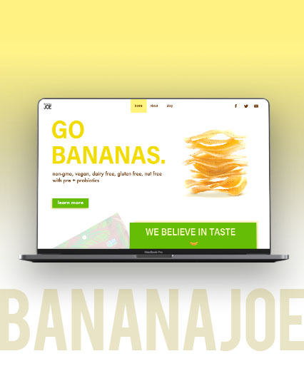 Banana Joe Website Design