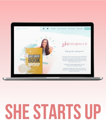 She Starts Up Podcast Website UI/UX Website Design
