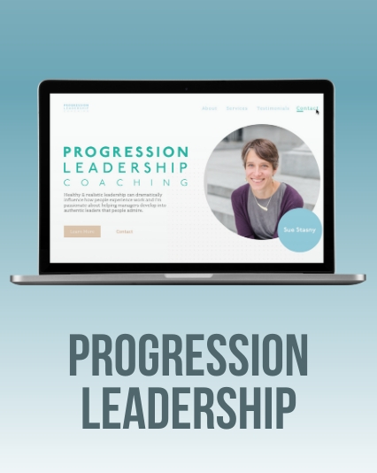 Progression Leadership Coaching - Leadership Coach Website UI/UX Website Design