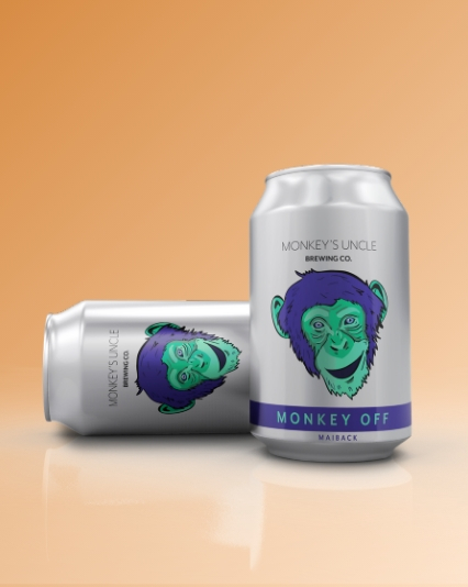 Monkey's Uncle Brewery Can Design