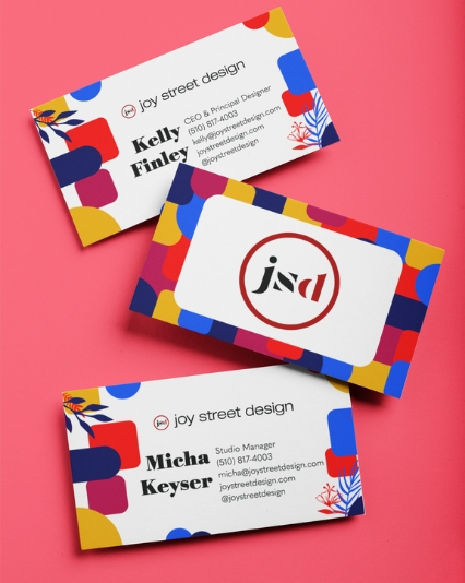 Business Card Graphic Design for Oakland Interior Design Firm