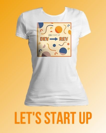 Let's Start Up Tshirt Design